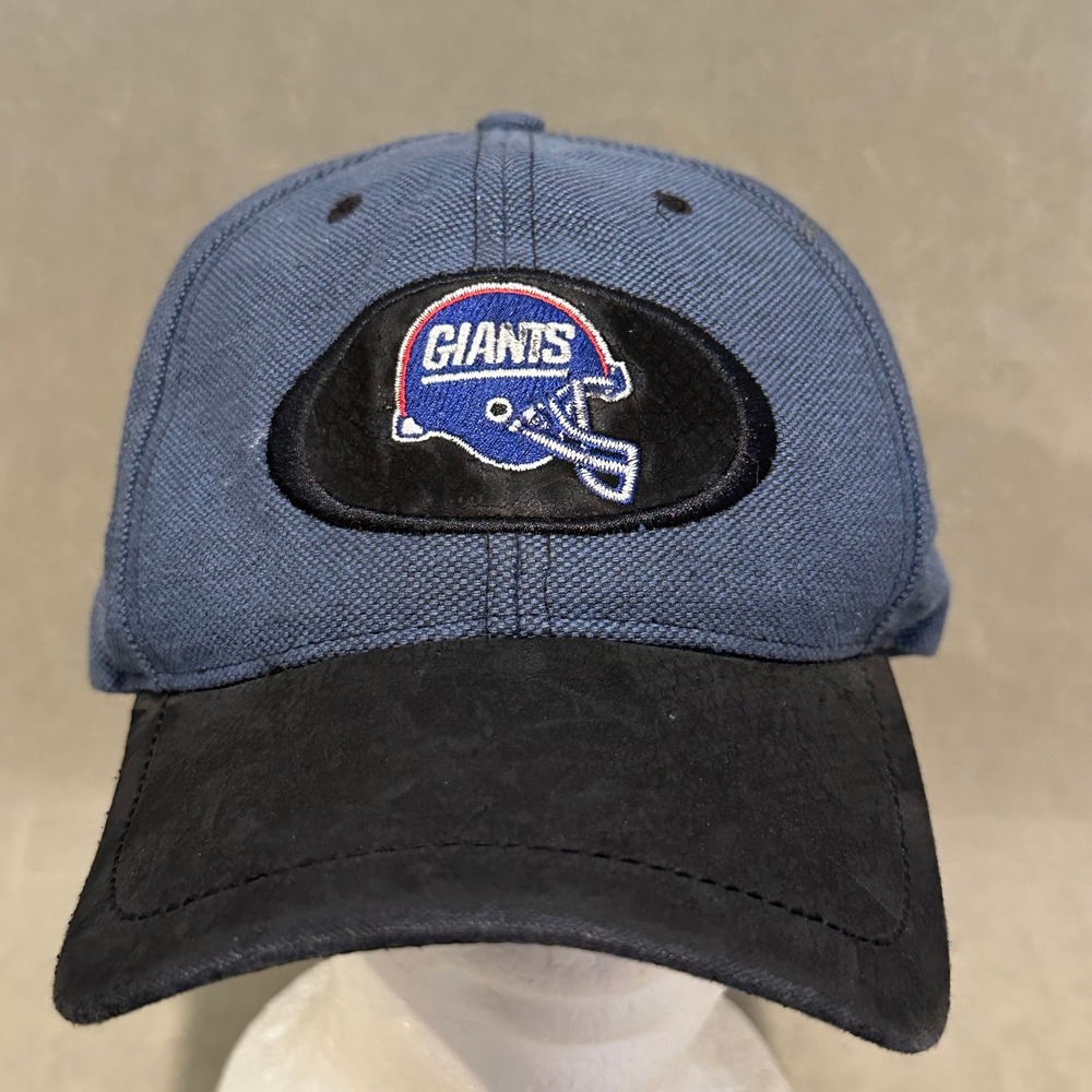 Vintage New York Giants Hat NFL Twins Enterprise Blue Black Adjustable Cap